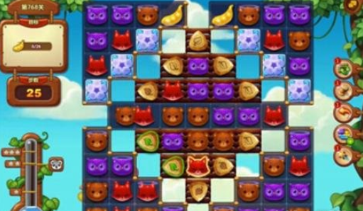 开心消消乐768关攻略