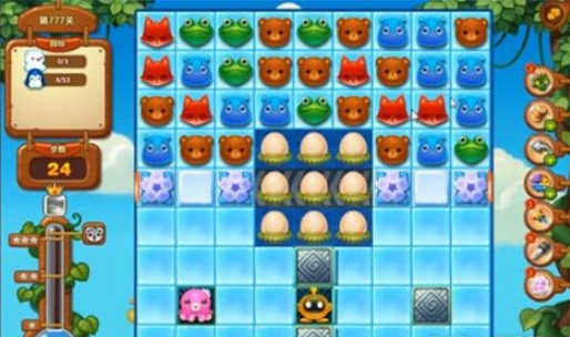开心消消乐第777关怎么打