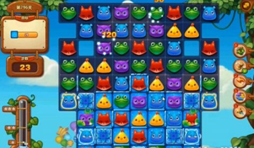 开心消消乐第796关怎么过