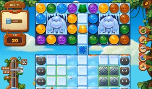 开心消消乐第807关怎么打