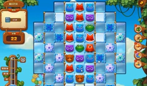开心消消乐第809关怎么过