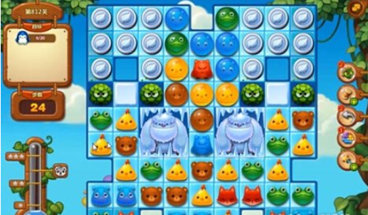 开心消消乐812关攻略