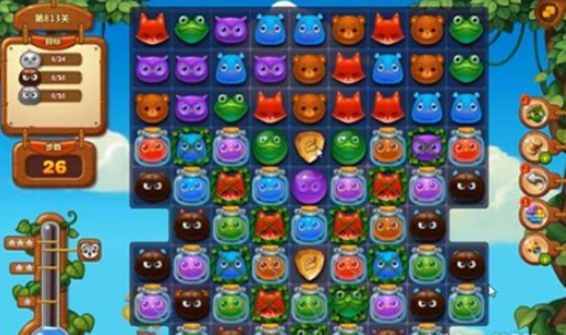 开心消消乐第813关怎么打