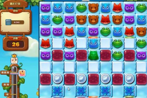 开心消消乐第837关怎么打