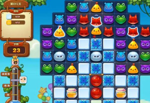 开心消消乐841关攻略