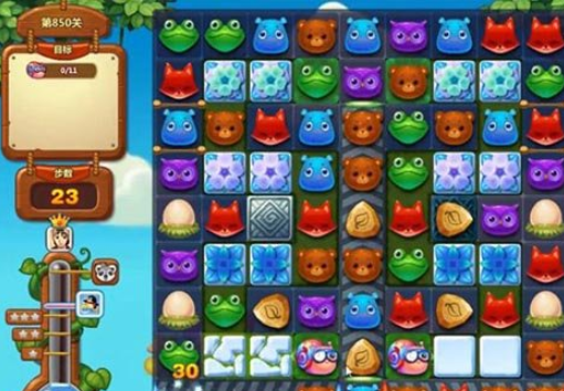 开心消消乐第850关怎么过