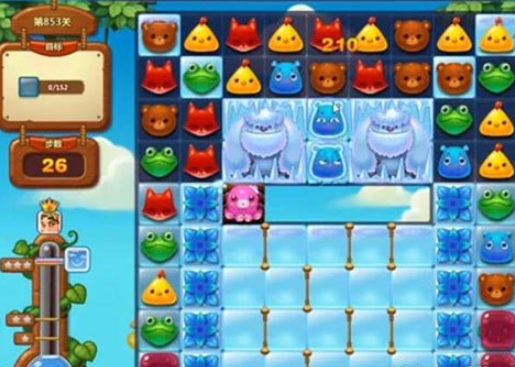 开心消消乐第853关怎么打