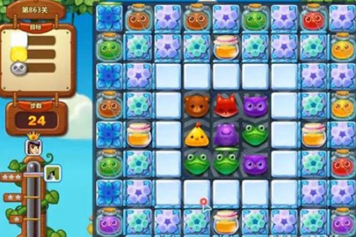 开心消消乐第863关怎么过