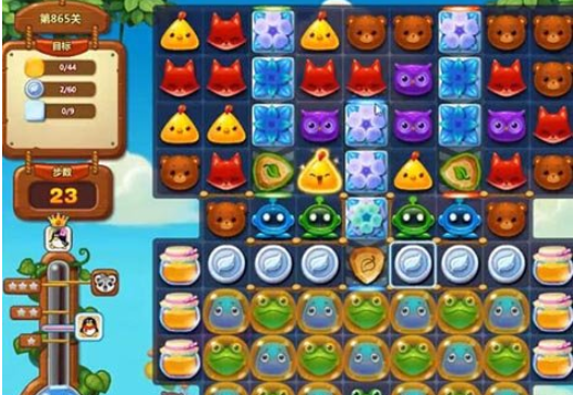 开心消消乐865关攻略