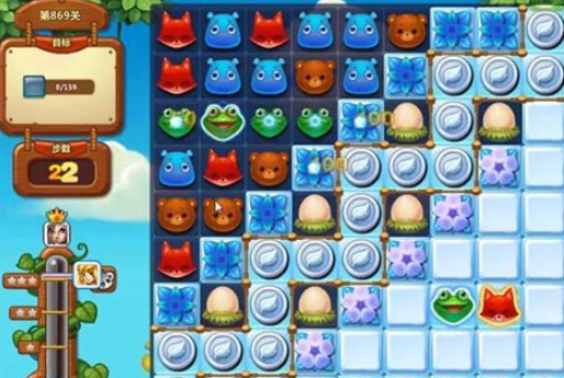 开心消消乐第869关怎么打