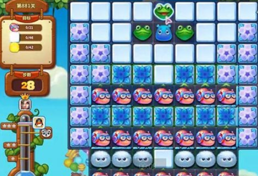 开心消消乐881关攻略
