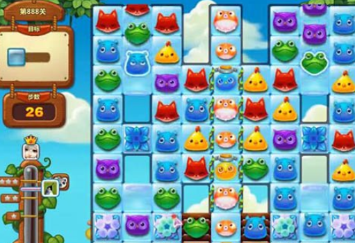 开心消消乐第888关怎么过