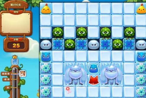 开心消消乐第890关怎么打