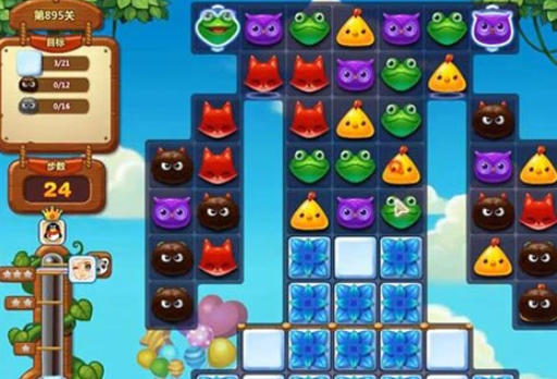 开心消消乐第895关怎么打