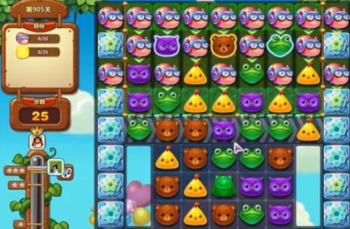 开心消消乐第905关怎么打