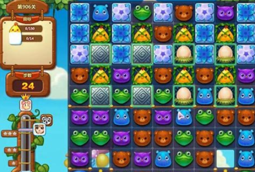开心消消乐第906关怎么过