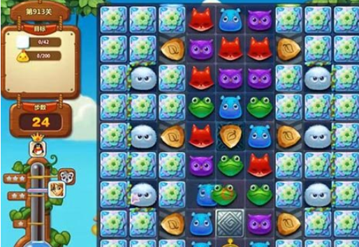 开心消消乐第913关怎么过