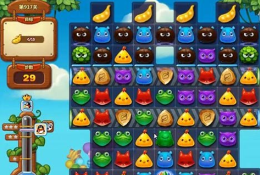 开心消消乐第917关怎么过