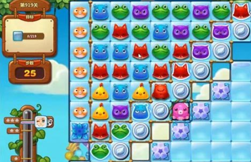 开心消消乐第919关怎么打