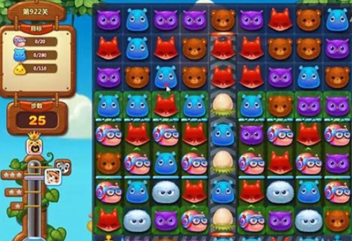 开心消消乐922关攻略
