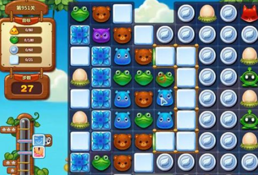 开心消消乐第951关怎么过