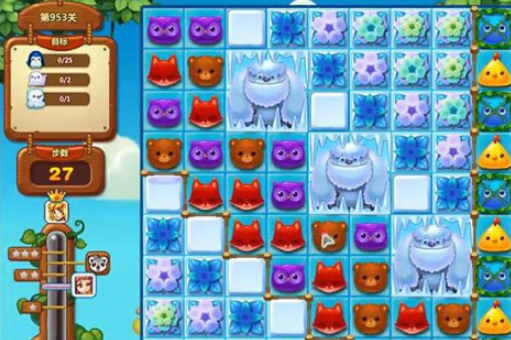 开心消消乐第953关怎么过