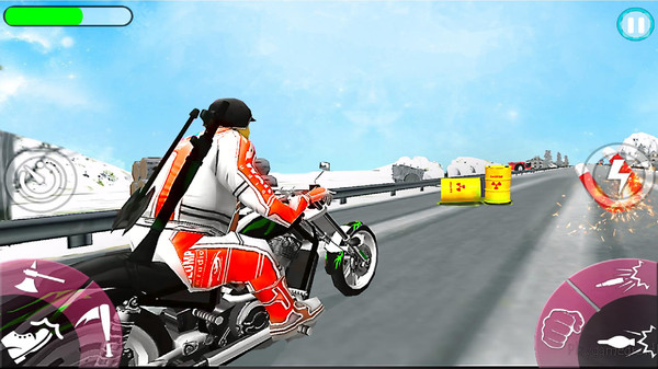 暴力赛车摩托车游戏3