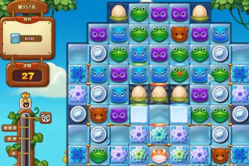 开心消消乐957关攻略