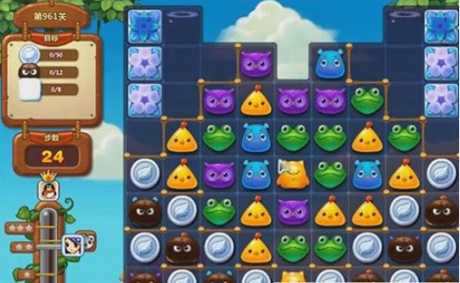 开心消消乐第961关怎么打