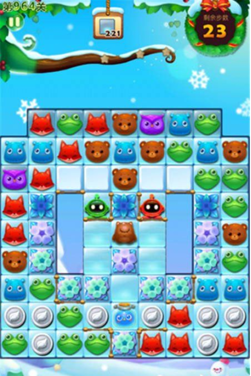 开心消消乐第964关三星怎么过