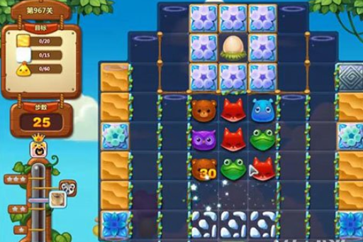开心消消乐第967关怎么过