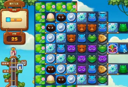 开心消消乐第971关怎么打