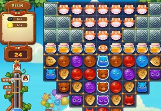 开心消消乐991关攻略