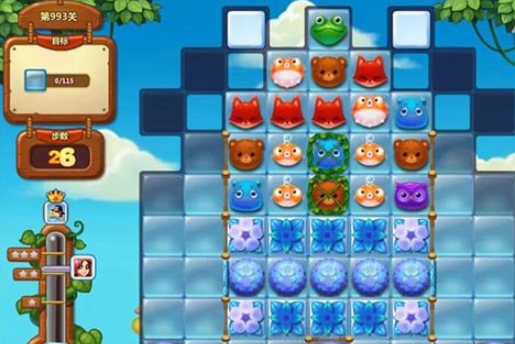 开心消消乐第993关怎么过