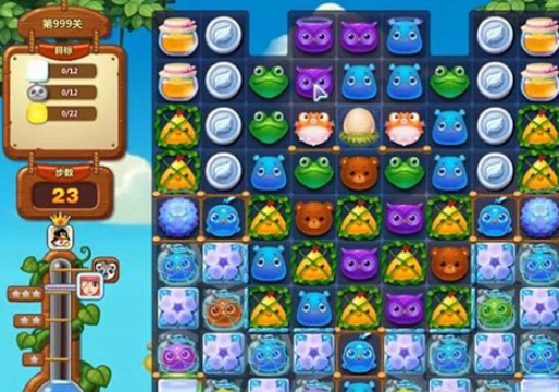 开心消消乐第999关怎么打