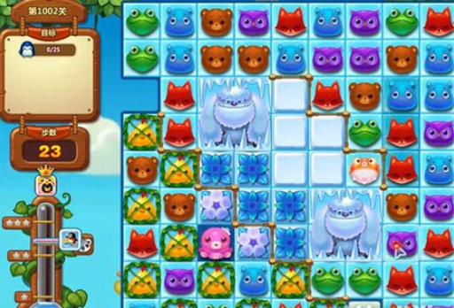 开心消消乐第1002关怎么打