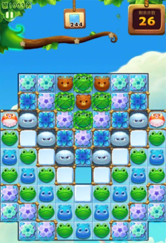 开心消消乐第1003关三星怎么过