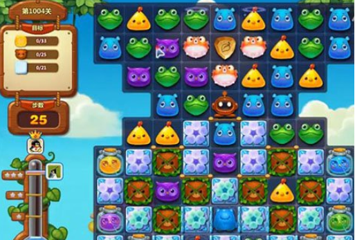 开心消消乐第1004关怎么过