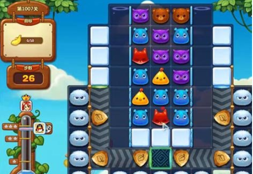 开心消消乐第1007关怎么过