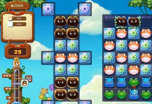 开心消消乐第1008关怎么过