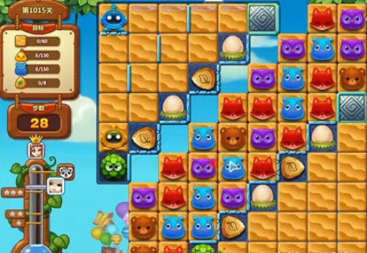 开心消消乐第1015关怎么打