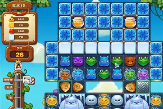 开心消消乐第1018关怎么打