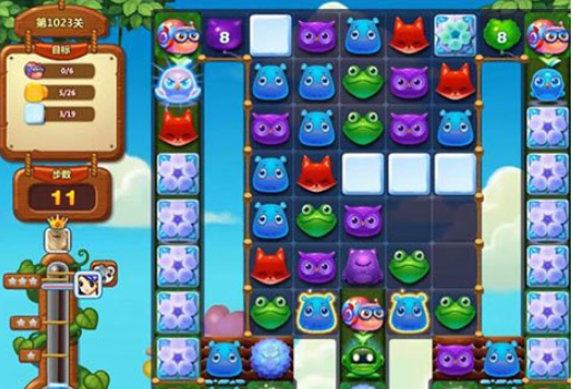 开心消消乐第1023关怎么过