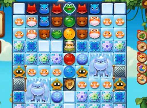 开心消消乐1039关攻略