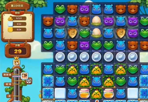 开心消消乐第1048关怎么打
