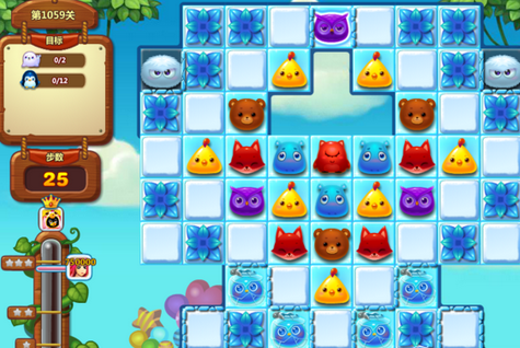开心消消乐第1059关怎么打
