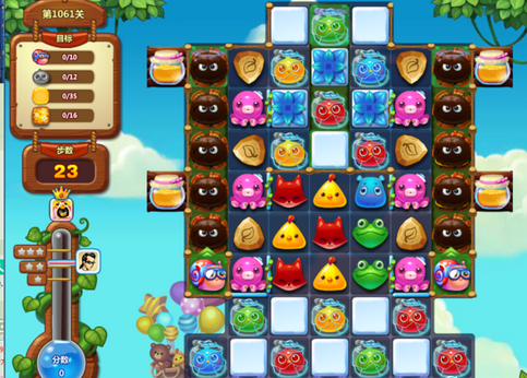 开心消消乐第1061关怎么过