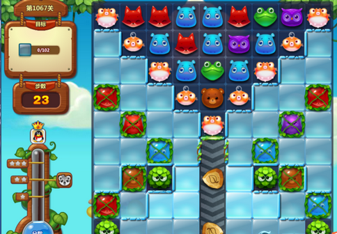 开心消消乐第1067关怎么过