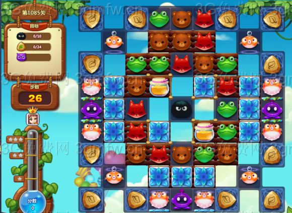 开心消消乐1085关攻略