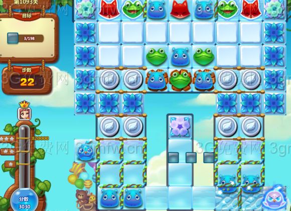 开心消消乐1093关攻略